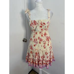 Floral Print Tiered Sundress with Tassel Detail Dillards Girls 12-14